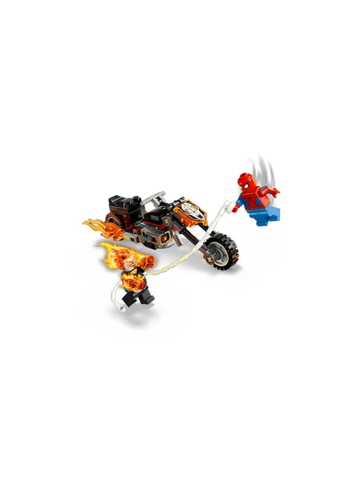 LEGO SH Marvel Человек-паук против Призрачного Гонщика 76335, серый, фото 3