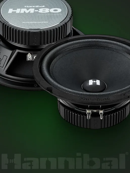 DEAF BONCE Динамики автомобильные Hannibal HM-80 midbass, Динамики автомобильные midbass, фото 7