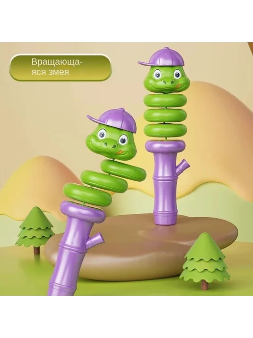 Музыкальная игрушка змея 19 см, вариант, фото 3