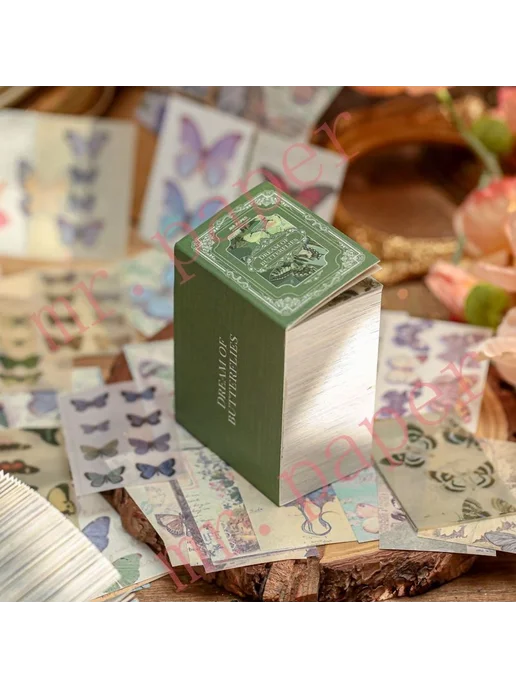 Бумага для скрапбукинга Mr.paper, 360 листов ретро-мот Цв 3, вариант, фото 5