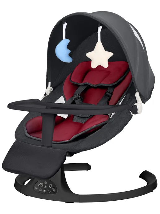 DearestBaby Электрокачели для новорожденных, электро-шезлонг, черный, фото 2