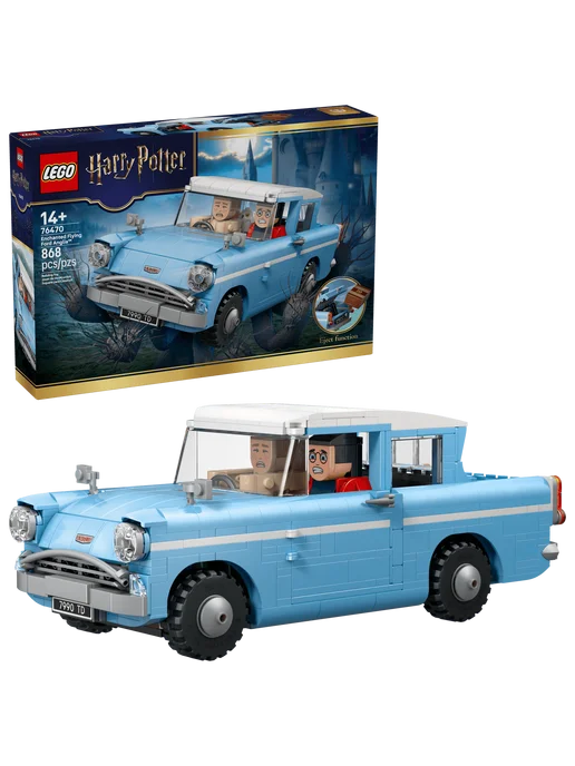LEGO Harry Potter TM Летающая зачарованная Ford Anglia 76470, голубой