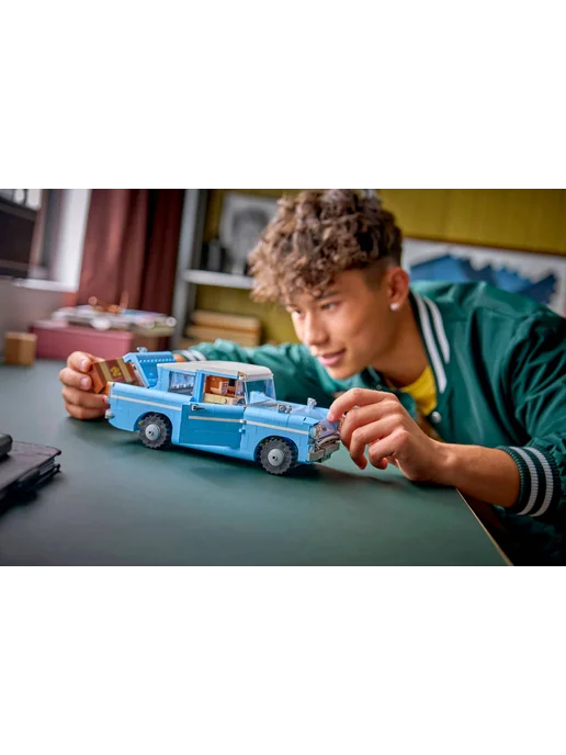 LEGO Harry Potter TM Летающая зачарованная Ford Anglia 76470, голубой, фото 5