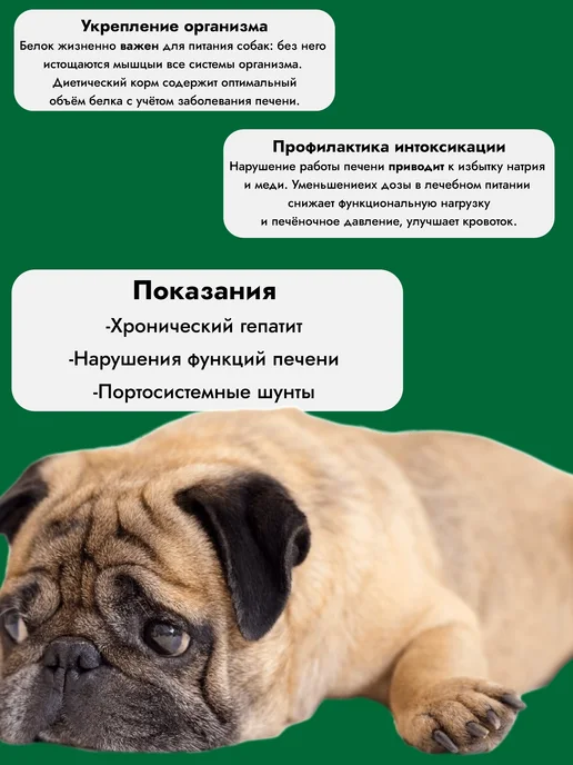 Сухой корм BLITZ Ветеринарный Hepatic для собак, 0,5 кг, фото 3