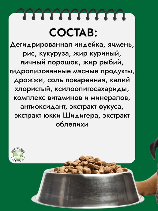 Сухой корм BLITZ Ветеринарный Gastrointesninal для собак, 1,5 кг, фото 2