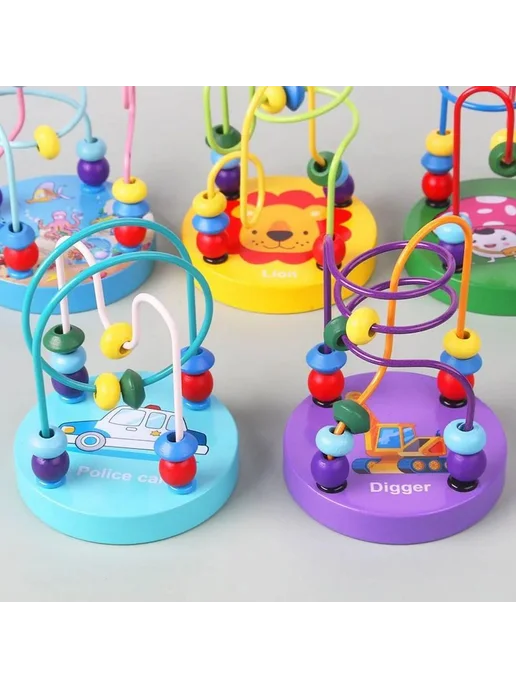 Развивающая игрушка Лабиринт Красный, красный, фото 2