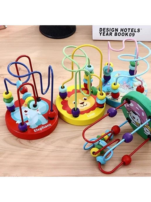 Лабиринт для малышей "Тигренок" / игрушки развивающие от 1 года, синий, фото 2