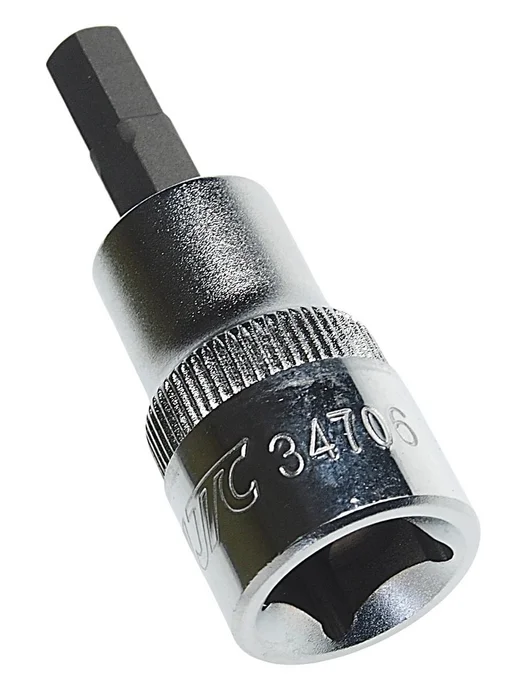JTC Головка с насадкой HEX 3 8" х H6, длина 48мм, JTC-34706, серый, фото 4