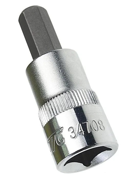 JTC Головка с насадкой HEX 3 8" х H8, длина 48мм, JTC-34708, серый, фото 4