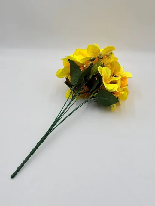 BELLIS Искусственные лилии букет на кладбище ритуальные цветы, вариант, фото 5