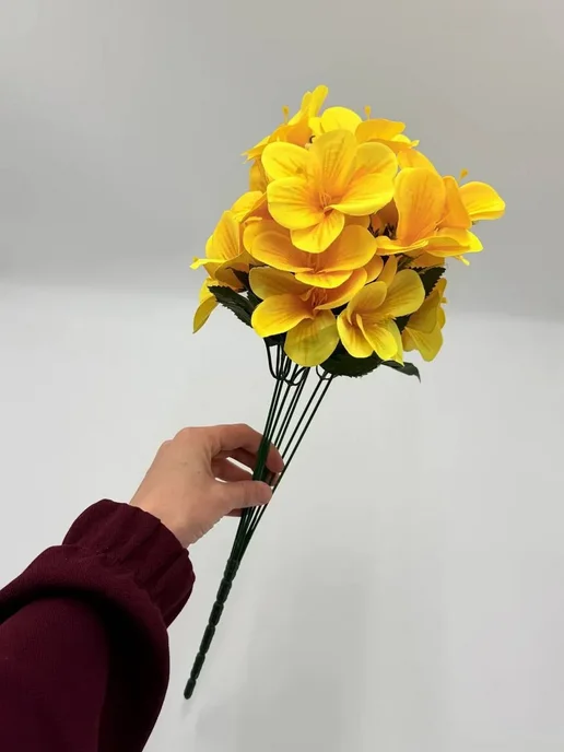 BELLIS Искусственные лилии букет на кладбище ритуальные цветы, вариант, фото 6