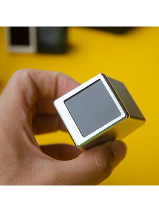 Голографические часы Gemagic Mini WiFi Cube, метеоста белый, белый, фото 7