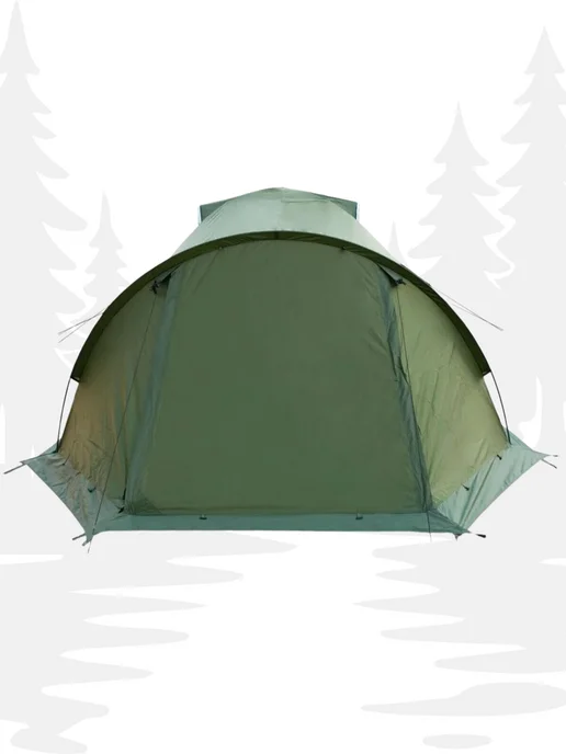 Tramp Палатка Экспедиционная Трэмп Mountain 4 (V2) Green, зеленый, фото 7
