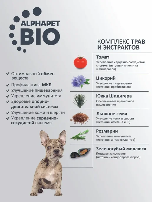 Сухой корм AlphaPet Superpremium для собак, средние, щенки, говядина, 0,9 кг, фото 5