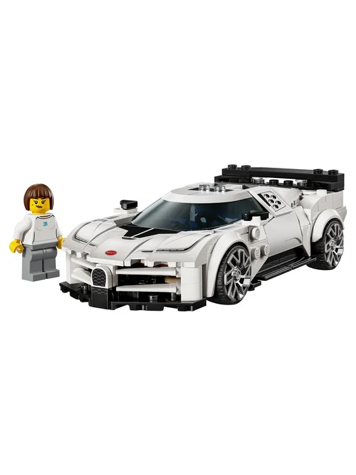 LEGO 77240 Автомобиль Bugatti Centodieci, Конструктор, белый, фото 2