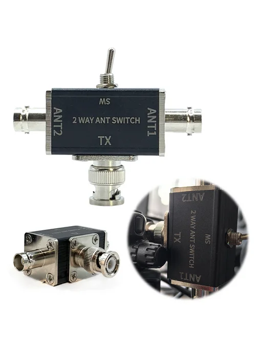 Коммутатор CB HAM 2-х-канальный, 100W, 0-50МГц, защита(BNC), 100 Вт, фото 2