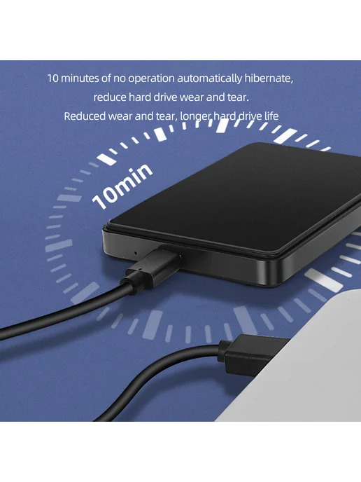 Type-C SATA HDD кейс 2.5" для Windows Linux Os, вариант, фото 4