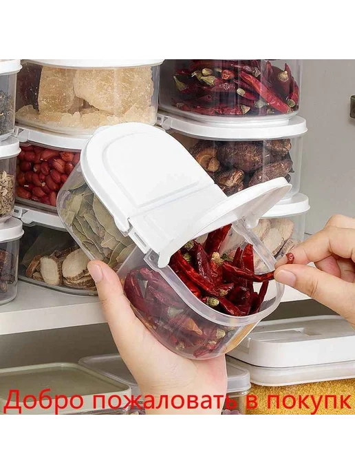 Ланч-бокс Прозрачный Пластик, прозрачный, фото 3