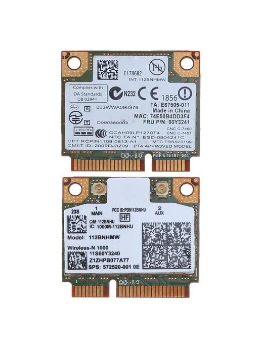 Wi-Fi карта Mini PCI-E Intel Centrino Wireless-n 112BNHMW, вариант, фото 5