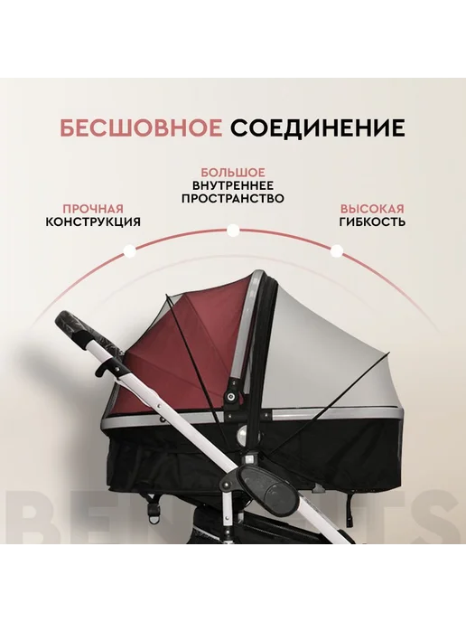 Аксессуар для коляски Текстиль Черный, черный, фото 3