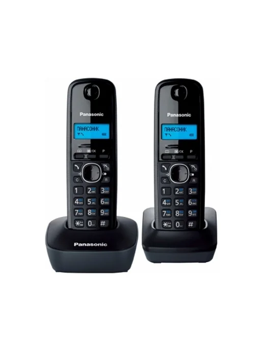 KX-TG1612RUH Panasonic KX-TG1612RUH - беспроводной телефон Panasonic DECT, серый, фото 2