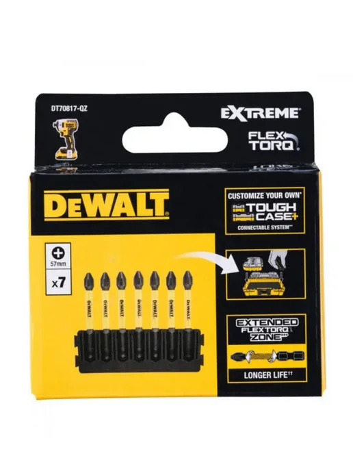deWalt Набор бит DT70817, 7 штук, черный, фото 2