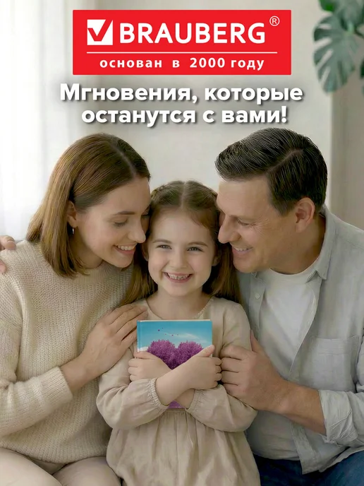 Brauberg Фотоальбом для фотографий семейный свадебный 100 фото 10х15, 10x15, фото 6