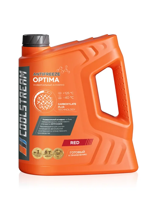 COOLSTREAM Антифриз красный OPTIMA 5л, 5 л, фото 8