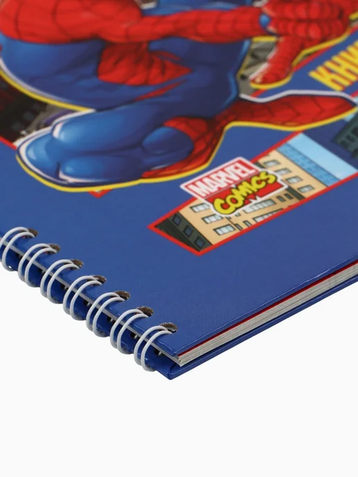 MARVEL Гостевая книга на пружине 21.7х21 см Человек-паук, 21.7x21 см, фото 7
