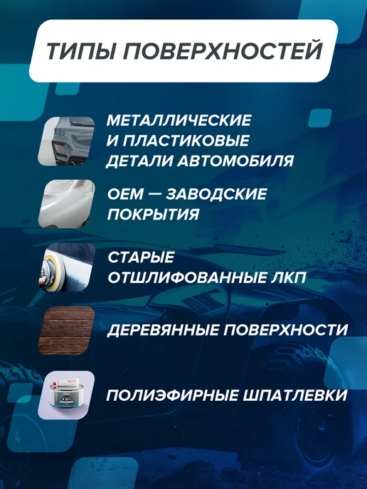 HB BODY Грунт автомобильный 1К серый, 400мл, 400 мл, серый, фото 4