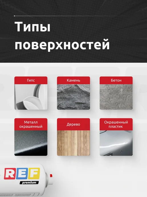Ref Лак акриловый 1К глянцевый универсальный 520 мл, 520 мл, фото 7