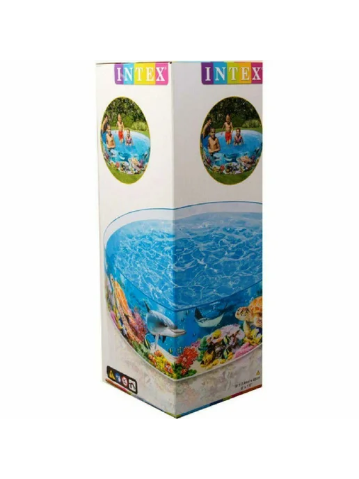 Intex Бассейн каркасный детский круглый 244х46см 2040л (58472NP), 244x46 см, 2040 л, фото 8
