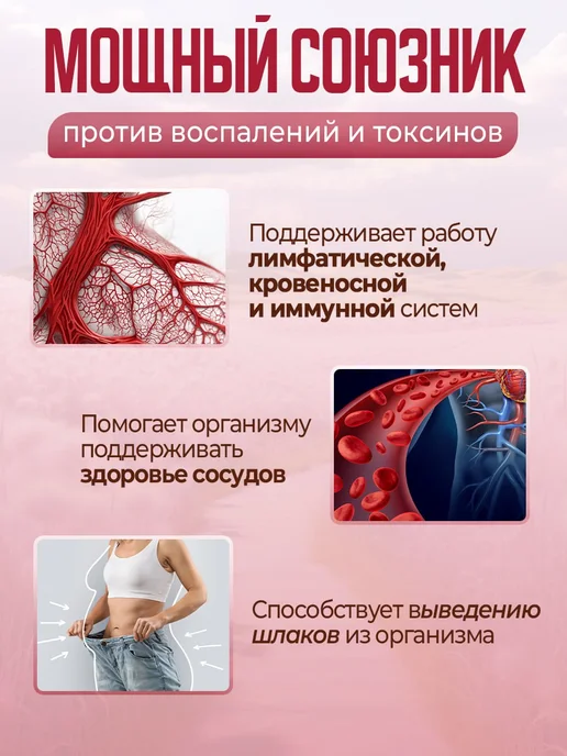 DevaLissa Лимфодренаж от отёков, комплекс для лимфы из 15 трав, вариант, фото 2