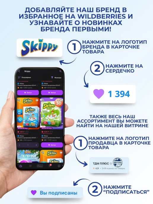 Skippy Пеленки одноразовые 60x90, 30 шт, 60x90, 30 шт, фото 7