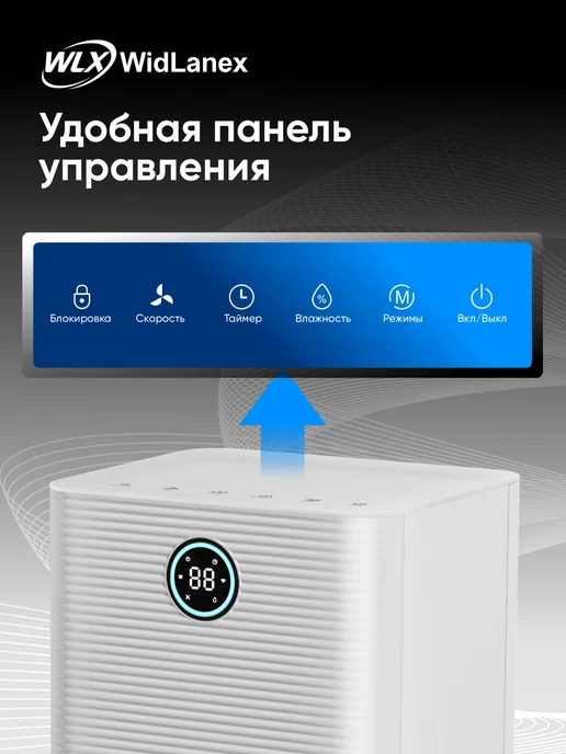 WidLanex Осушитель воздуха для дома, белый, фото 6