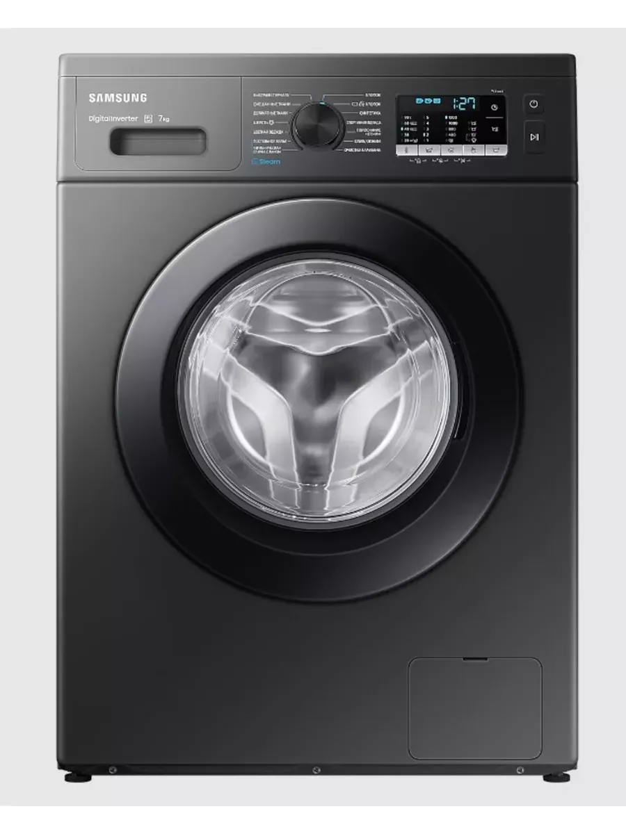 Samsung Узкая стиральная машина WW70AG5S20CXLP, 7 кг, Черная