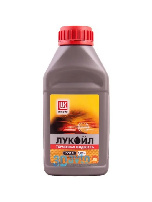 Лукойл Тормозная жидкость Brake Fluid DOT 3 Class 3 455 гр, 455 г, фото 2