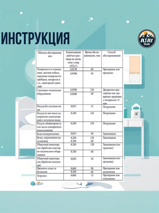 Хлоравир хлорные таблетки 30 шт для дезинфекции уборки отбеливания, 30 шт, фото 6