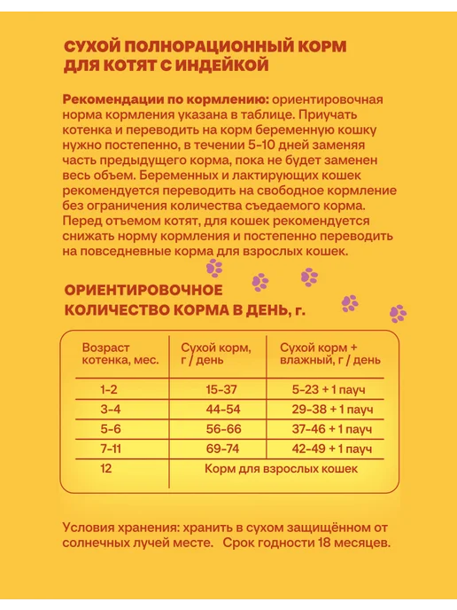 Сухой корм Хаппи Лаппи Котят для собак, индейка, 0,7 кг, фото 2