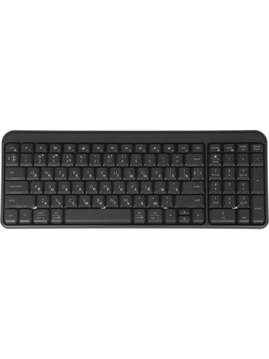 LOGITECH Клавиатура K251 черный беспроводная BT slim Multimedia
