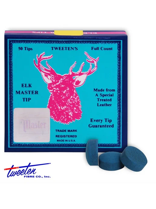 Tweeten Наклейка для кия Elk Master 12 мм, средне-жесткая MH (1 шт.), 1 шт, фото 3