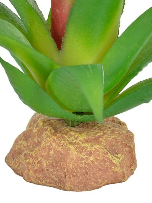 GLOXY Растение пластиковое для террариума Гусмания, 9х7х8 см, 7x8 см, фото 3