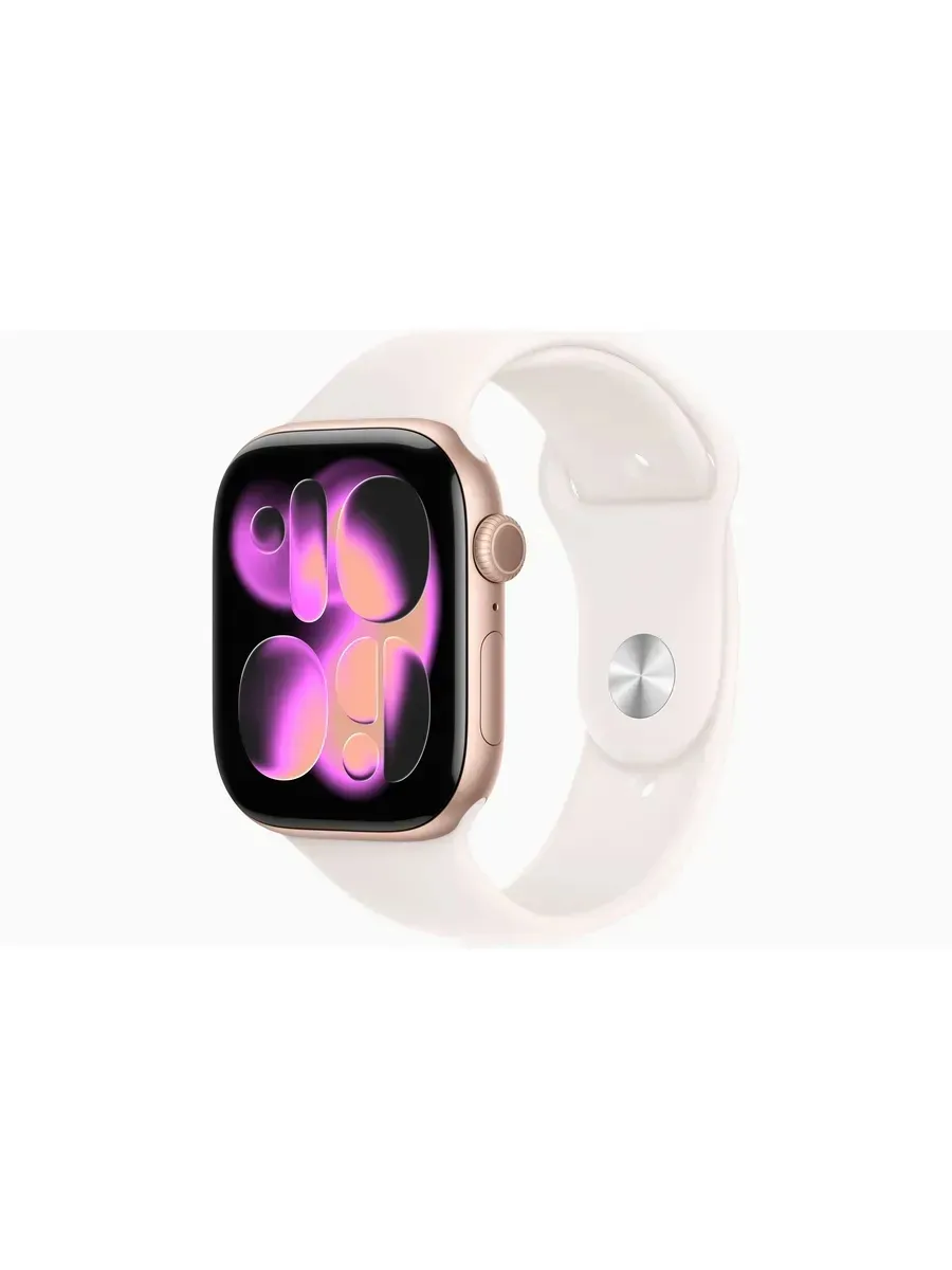 Apple Watch Series 11 46mm Rose Gold Sport Band S M