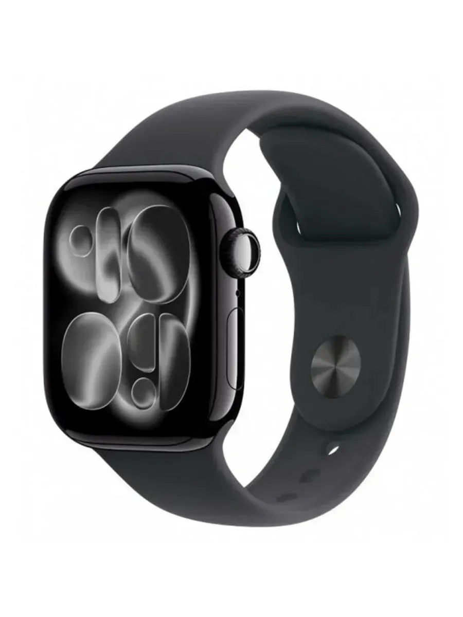 Apple Watch Series 11 46mm Jet Black Sport Band S M