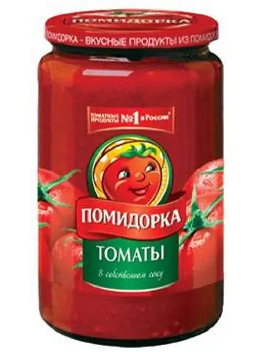 Томаты в собственном соку Помидорка Техада с б, 720 г, 720 г, фото 2