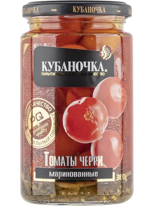 Томаты маринованные Кубаночка черри Гранд Стар с б, 360 г, 360 г, фото 2