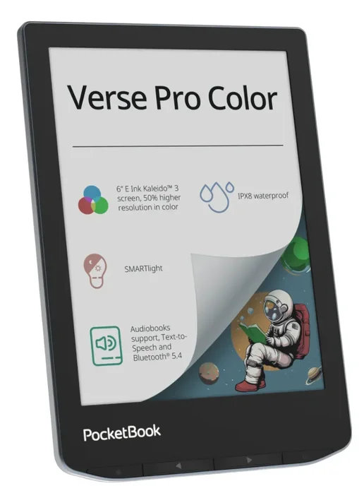 PocketBook Электронная книга для чтения 634K3 Verse Pro Color, черный, фото 6