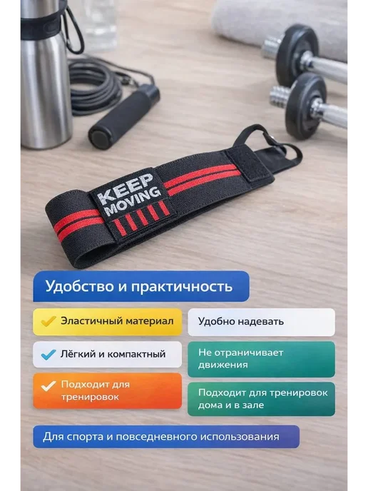 IMRAN12 Бандаж на запястье спортивный фиксатор кисти для зала, черный, фото 2