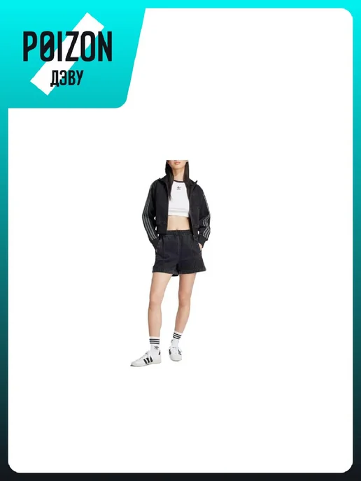 adidas Шорты ADICOLOR, черный, фото 6