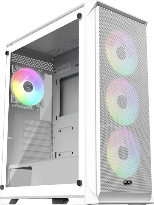 RAIJINTEK Корпус компьютерный ARCADIA 41-MS4 без блока питания, белый, фото 2